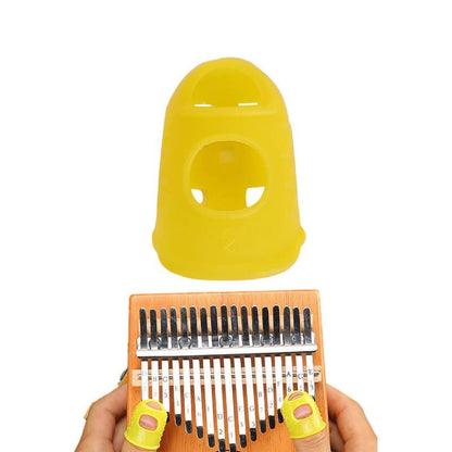 (10 Pcs) MiSoundofNature Silicone Protective Finger Cover For Stringed Instruments - Kalimba Thumb Piano, Lyre Harp And Guitar - HLURU.SHOP