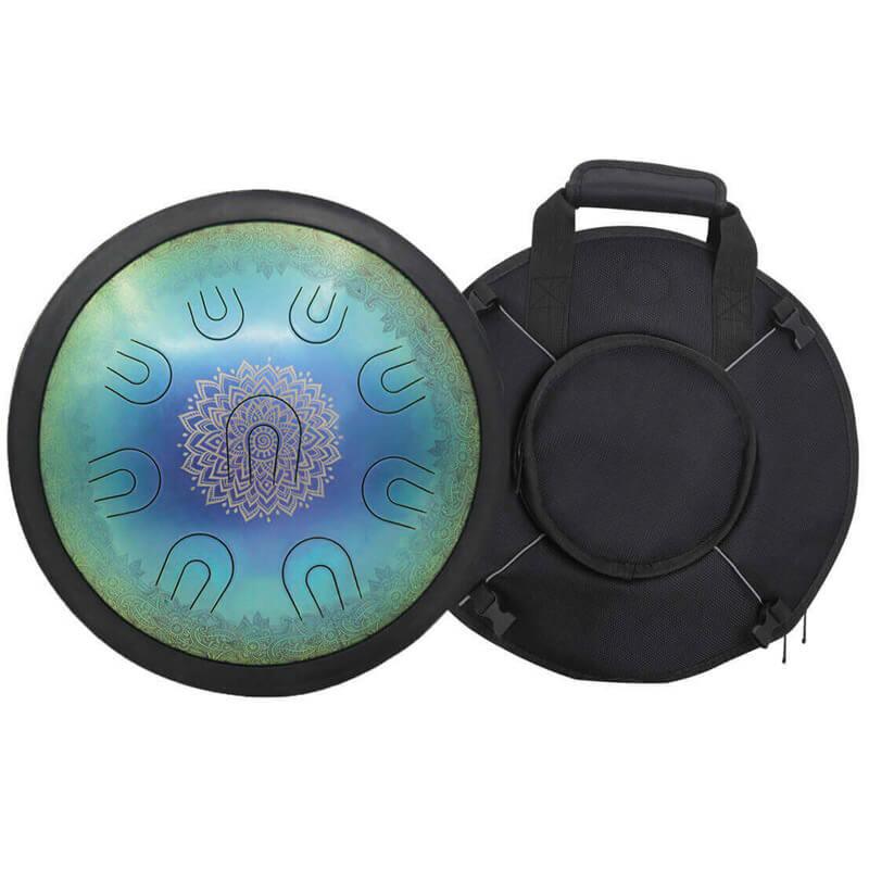 14/16/18 In 9/10/11 X 2 Notes Flower Titanium Alloy Steel UU Tongue Drums in 432 440 Hz - C Minor, D Minor, D Major, E Major - HLURU.SHOP