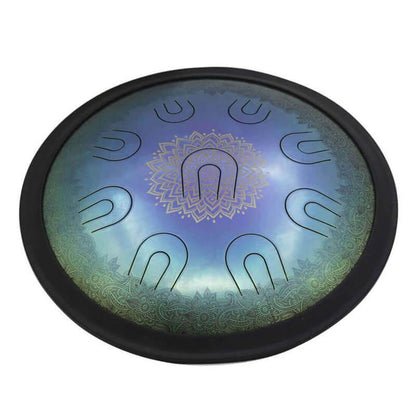 14/16/18 In 9/10/11 X 2 Notes Flower Titanium Alloy Steel UU Tongue Drums in 432 440 Hz - Celtic Scale, Aeolian Scale, Arab Mode, Chinese Mode, Japanese Mode - HLURU.SHOP