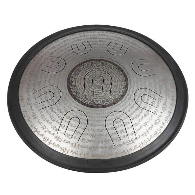 14/16/18 In 9/10/11 X 2 Notes Tibetan Titanium Alloy Steel UU Tongue Drums in 432 440 Hz - C/D Minor, D/E Major, Celtic, Aeolian, Arab/Chinese/Japanese Mode - HLURU.SHOP