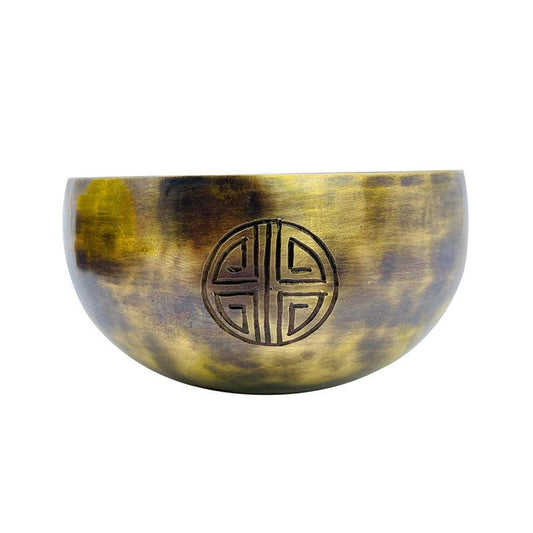 24~34cm Full Moon Singing Bowl Handmade Tibetan Singing Bowl Meditation Sound Bowl Chakra Healing - HLURU.SHOP