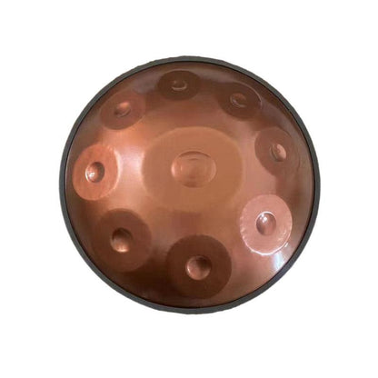 MiSoundofNature Customized Handpan Drum 22 Inch 9/9+2 Notes F3 Dorian Scale Stainless Steel/Nitrided Steel Percussion Instrument, Available in 432 Hz and 440 Hz