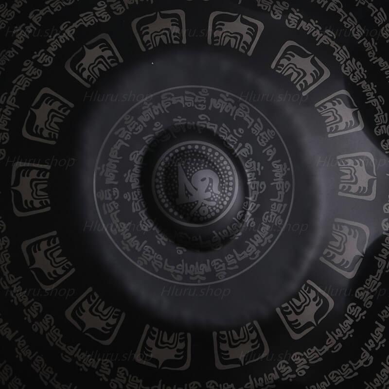 Customized MiSoundofNature Sanskrit E La Sirena Scale 22 Inch 9/10/12 Notes Stainless Steel / Nitride Steel Handpan Drum, Available in 432 Hz & 440 Hz - HLURU.SHOP