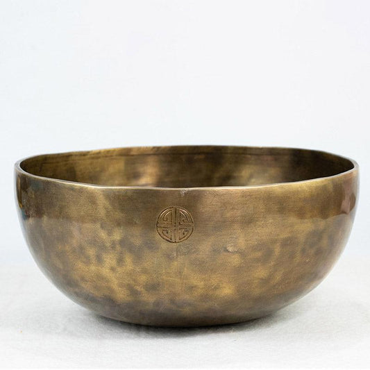 Full Moon Singing Bowl Tibetan Singing Bowls Meditation Chakra Healing Copper Sound Bowl 10~33cm - HLURU.SHOP