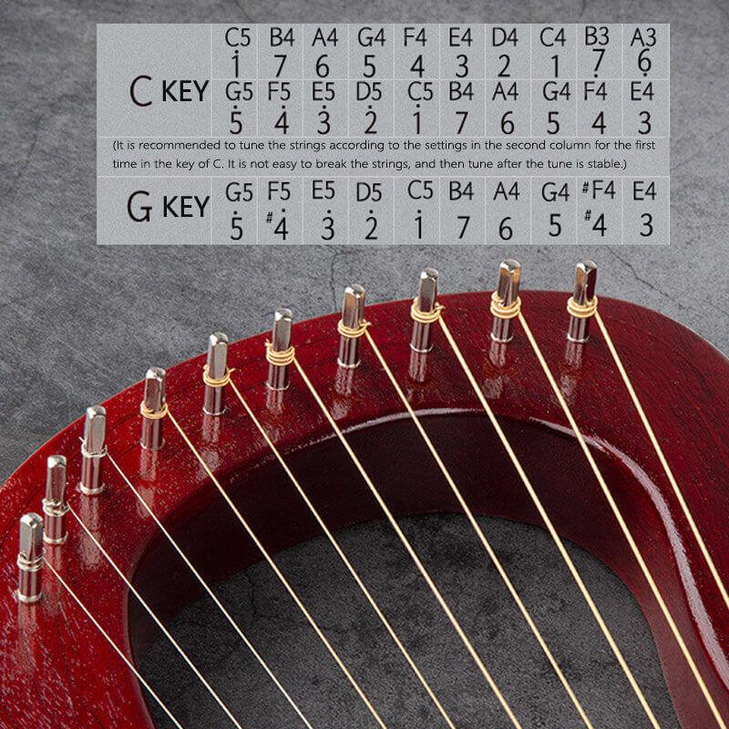 10 String Lyre Harp For Sale 10 String Lyre Lyre Harp For Sale hluru.shop MiSoundofNature