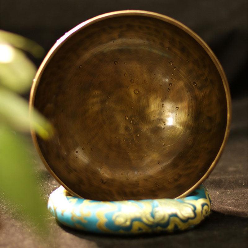 Handmade Tibetan Singing Bowl Without Engraving Nepal Full Moon Singing Bowl - HLURU.SHOP