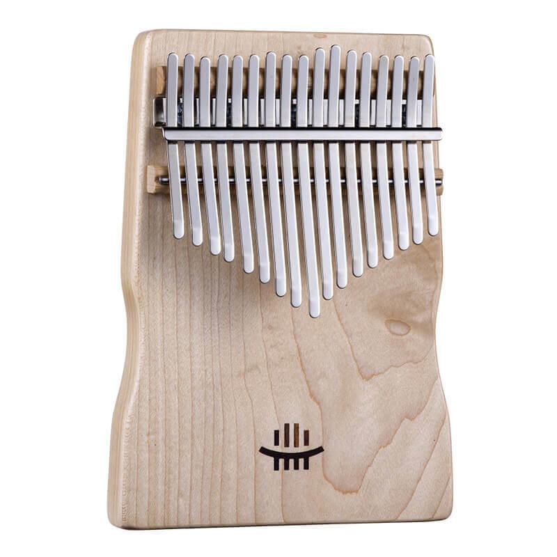 HLURU 17 Key Flat Board Kalimba Thumb Piano, Maple S-Plate Single Board C Tone Kalimba Instrument - HLURU.SHOP