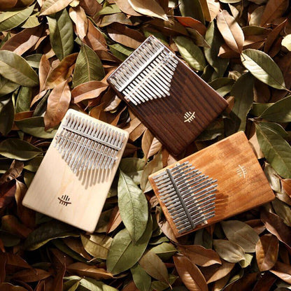 HLURU 17 Key Flat Board Kalimba Thumb Piano, Maple Single Board C Tone Kalimba Instrument - HLURU.SHOP