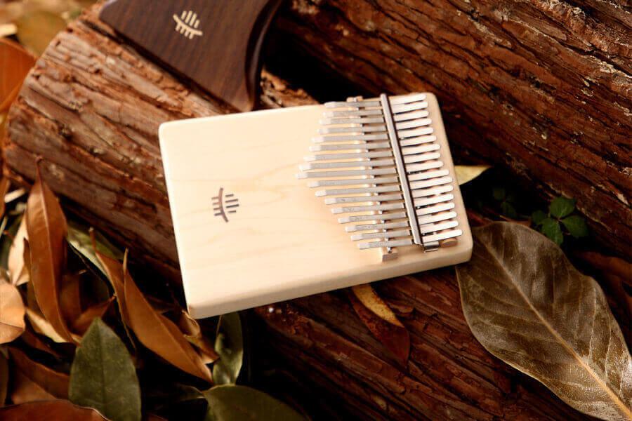 HLURU 17 Key Flat Board Kalimba Thumb Piano, Maple Single Board C Tone Kalimba Instrument - HLURU.SHOP