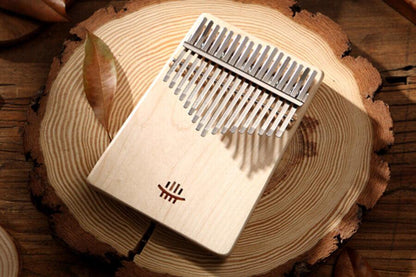 HLURU 17 Key Hollow Kalimba Thumb Piano, Box Resonace Kalimba Instrument Maple Guibourtia Single Board Trepanning C Tone - HLURU.SHOP