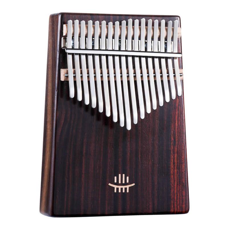 HLURU 17 Key Hollow Kalimba Thumb Piano, Box Resonace Rosewood Wood Kalimba Instrument Trepanning C Tone With a Hole at The Bottom - HLURU.SHOP