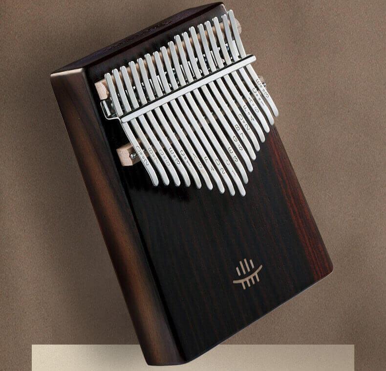 HLURU 17 Key Hollow Kalimba Thumb Piano, Box Resonace Rosewood Wood Kalimba Instrument Trepanning C Tone With a Hole at The Bottom - HLURU.SHOP