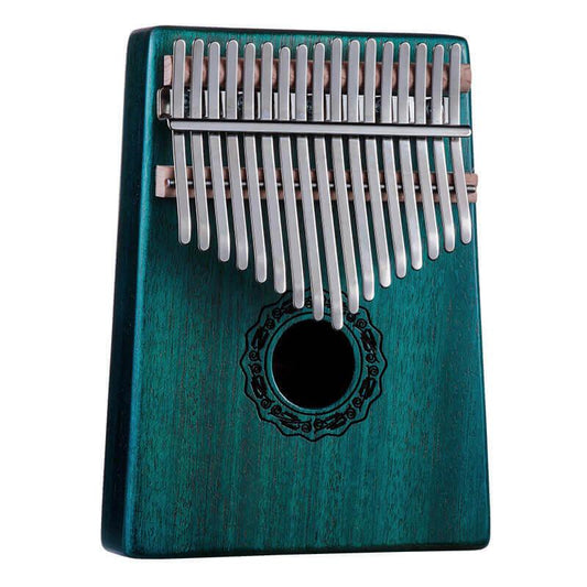 HLURU 17 Key Hollow Kalimba Thumb Piano, Mahogany Core Round Hole Opening Box Resonace Single Board Trepanning C Tone Kalimba Instrument - HLURU.SHOP