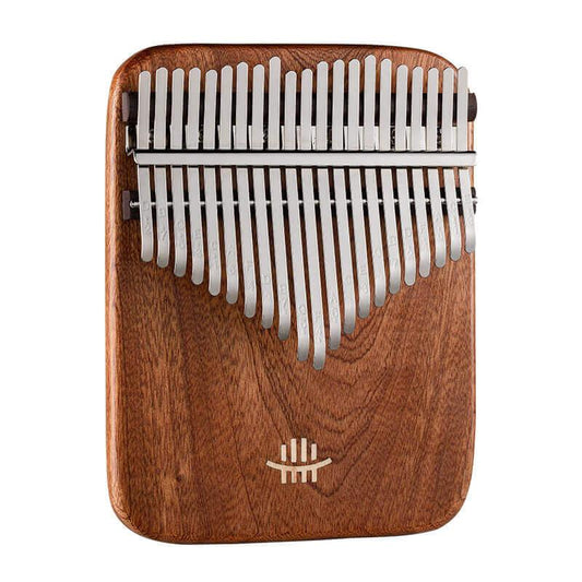 HLURU 21 Key Flat Board Kalimba Thumb Piano, Yellow Sandalwood Single Board Arc Chamfering C Tone Kalimba Instrument - HLURU.SHOP