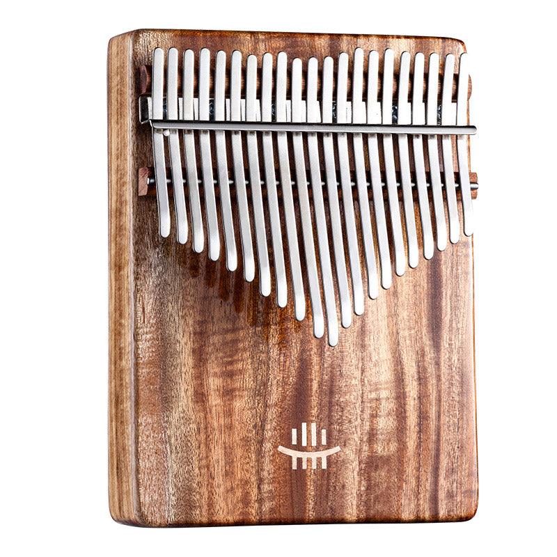 HLURU 21 Key Hollow Kalimba Thumb Piano, Box Resonace Acacia Wood Kalimba Instrument Trepanning C Tone With a Hole at The Bottom - HLURU.SHOP