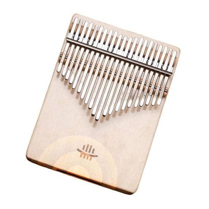 HLURU 21 Key Hollow Kalimba Thumb Piano, Box Resonace Kalimba Instrument Maple Guibourtia Single Board Trepanning C Tone - HLURU.SHOP