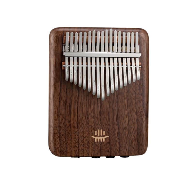 HLURU EQ 17/21 Key Flat Board Kalimba Thumb Piano, American Black Walnut / African Walnut Single Board C Tone Kalimba Instrument - HLURU.SHOP