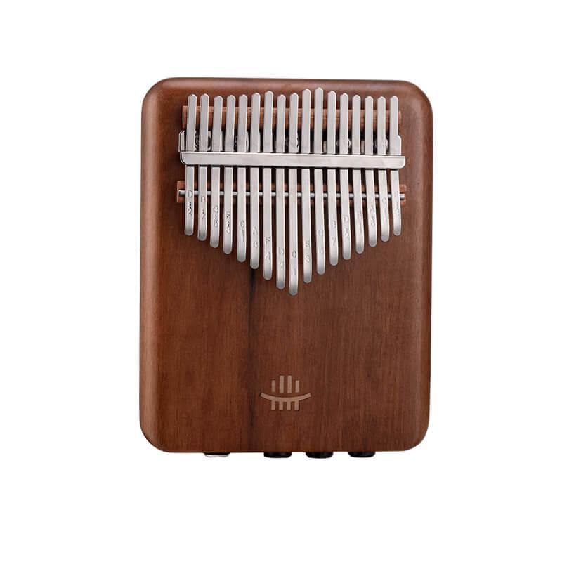 HLURU EQ 17/21 Key Flat Board Kalimba Thumb Piano, American Black Walnut / African Walnut Single Board C Tone Kalimba Instrument - HLURU.SHOP