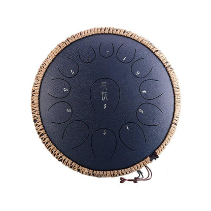 HLURU Huashu Forget-Sad Upgrade Lotus 2TH Generation 14 Inches 13 Notes C Major Carbon Steel Tongue Drum - HLURU.SHOP