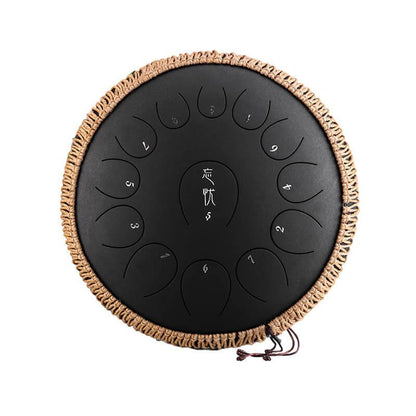 HLURU Huashu Forget-Sad Upgrade Lotus 2TH Generation 14 Inches 13 Notes C Major Carbon Steel Tongue Drum - HLURU.SHOP