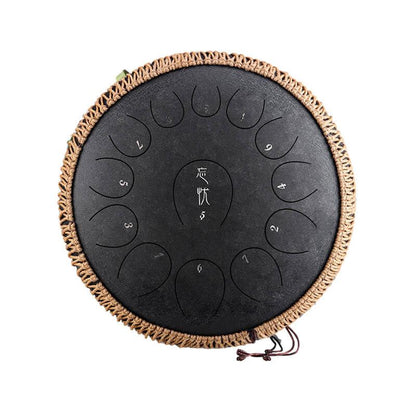 HLURU Huashu Forget-Sad Upgrade Lotus 2TH Generation 14 Inches 13 Notes C Major Carbon Steel Tongue Drum - HLURU.SHOP