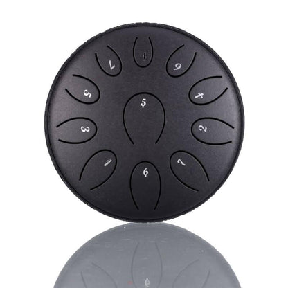 HLURU Huashu Forget-Sad Upgrade Lotus 2TH Generation 6 Inches 11 Notes C/D Major Carbon Steel Tongue Drum - HLURU.SHOP