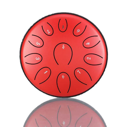 HLURU Huashu Forget-Sad Upgrade Lotus 2TH Generation 6 Inches 11 Notes C/D Major Carbon Steel Tongue Drum - HLURU.SHOP