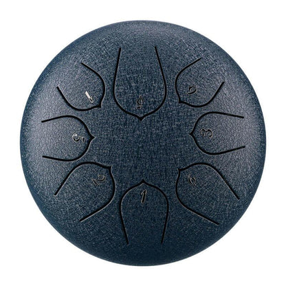 HLURU Huashu Lotus Carbon Steel Tongue Drum 6'' 8 Tone C Key - 6 Inches / 8 Notes - HLURU.SHOP