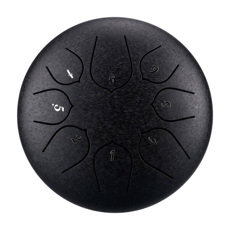 HLURU Huashu Lotus Carbon Steel Tongue Drum 6'' 8 Tone C Key - 6 Inches / 8 Notes - HLURU.SHOP