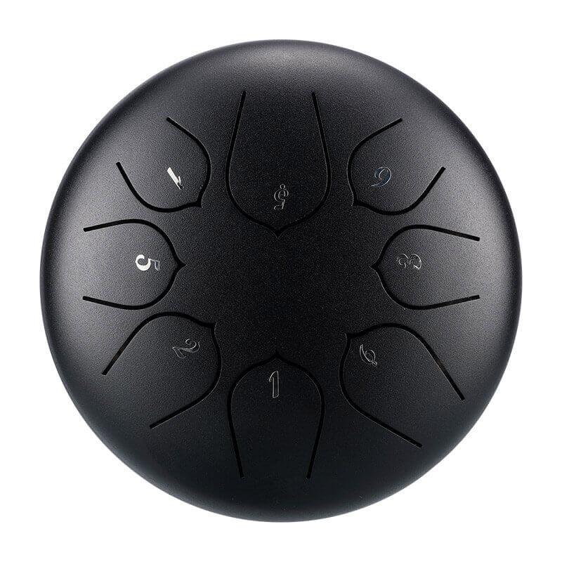 HLURU Huashu Lotus Carbon Steel Tongue Drum 6'' 8 Tone C Key - 6 Inches / 8 Notes - HLURU.SHOP