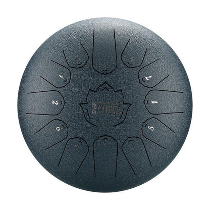 HLURU Huashu Upgrade Lotus Carbon Steel Tongue Drum 12 Inches 13 Notes C Major (6 colors) - HLURU.SHOP