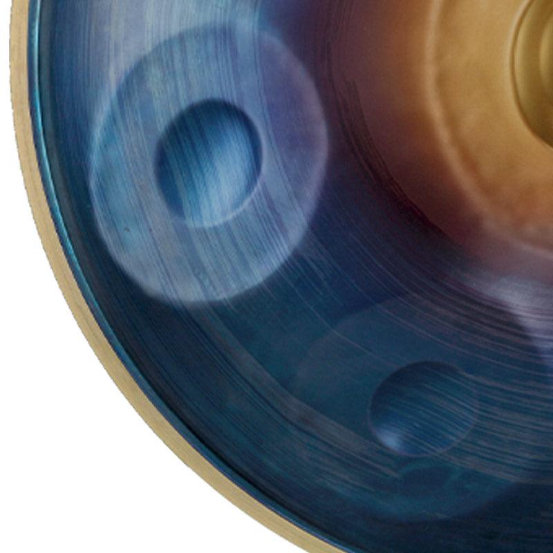 HLURU Level A Upgrade Rotation Kurd Scale D Minor 22 Inch 9/10 Notes 1.2mm Nitride Steel Handpan Drum, Available in 440 Hz, High-end Percussion Instrument - HLURU.SHOP