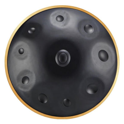 HLURU Level A Upgrade Space Grey Kurd Scale D Minor 22 Inch 9/10 Notes 1.2mm Nitride Steel Handpan Drum, Available in 440 Hz, High-end Percussion Instrument - HLURU.SHOP