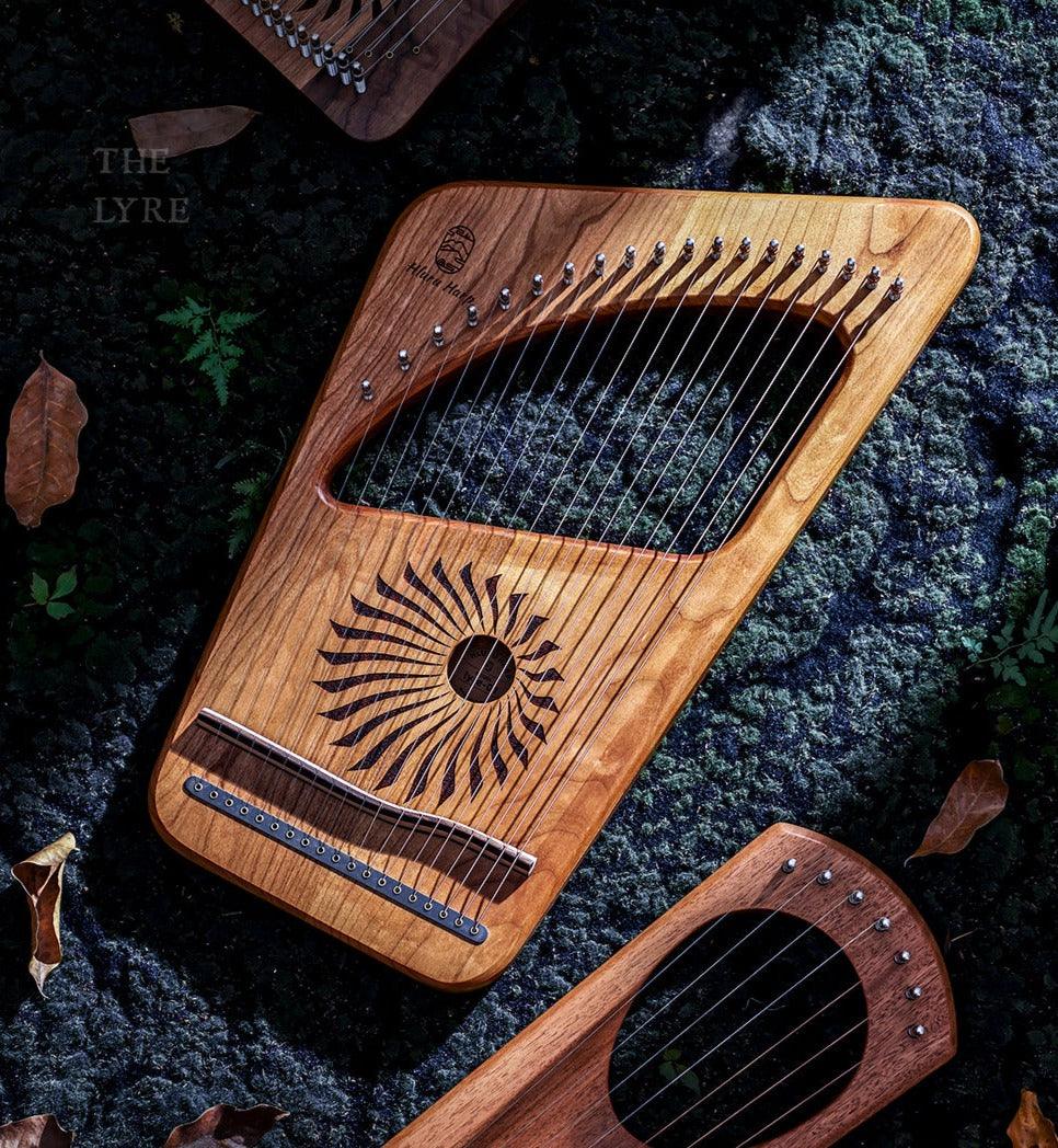 Hluru Lyre Harp 19-string Hollow "Light on earth" Instrument - HLURU.SHOP