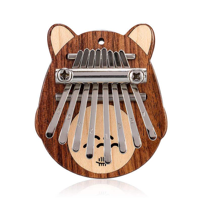 HLURU Mini 8 Key Thumb Piano Kalimba, Walnut & Maple Totoro Portable Finger Piano For Kids & Adult Beginners - HLURU.SHOP