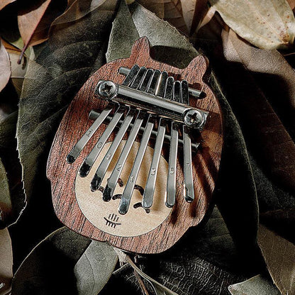 HLURU Mini 8 Key Thumb Piano Kalimba, Walnut & Maple Totoro Portable Finger Piano For Kids & Adult Beginners - HLURU.SHOP