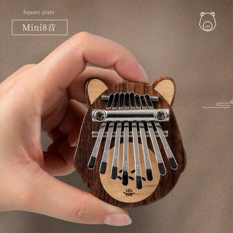 HLURU Mini 8 Key Thumb Piano Kalimba, Walnut & Maple Totoro Portable Finger Piano For Kids & Adult Beginners - HLURU.SHOP