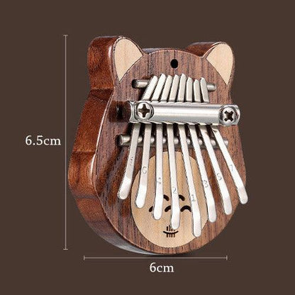 HLURU Mini 8 Key Thumb Piano Kalimba, Walnut & Maple Totoro Portable Finger Piano For Kids & Adult Beginners - HLURU.SHOP