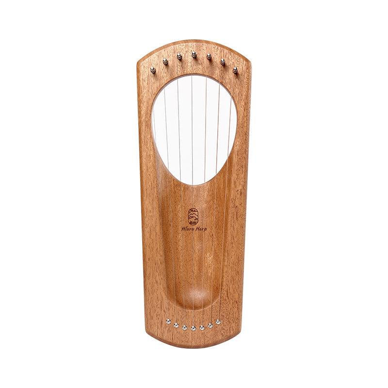 Hluru Mini Lyre Harp 7-string "Light on earth" Instrument Gift for Beginners - HLURU.SHOP