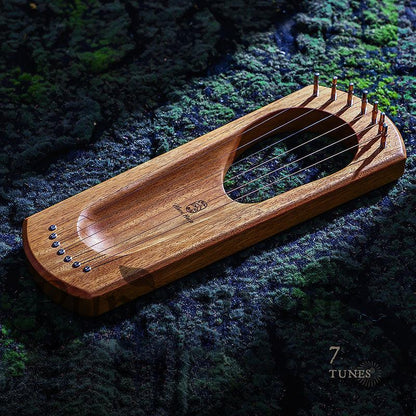 Hluru Mini Lyre Harp 7-string "Light on earth" Instrument Gift for Beginners - HLURU.SHOP