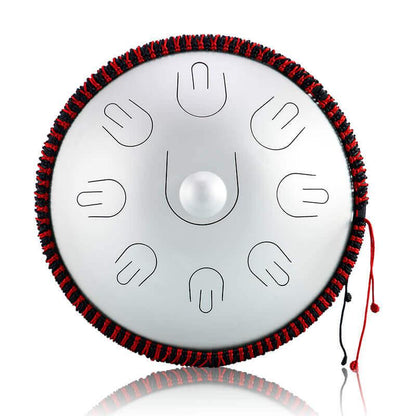 HLURU New 14 Inch 9 Note D Minor Alloy Copper & Steel Tongue Drum Percussion Instrument - HLURU.SHOP