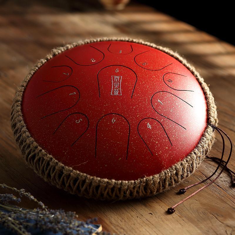 HLURU Professional Performance Titanium Steel Tongue Drum 13 Inches 11 Notes C Key - HLURU.SHOP