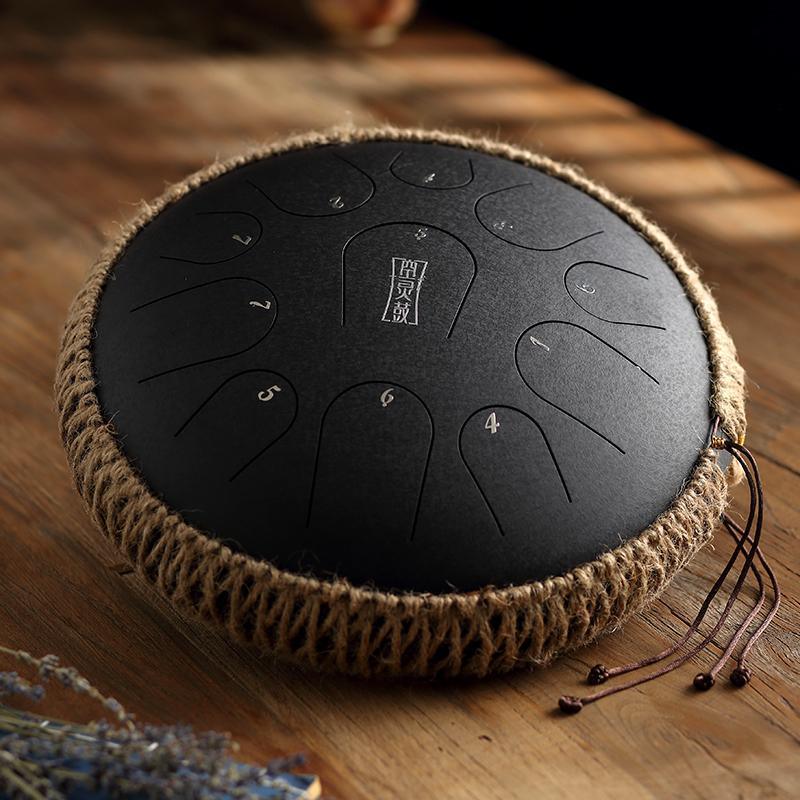 HLURU Professional Performance Titanium Steel Tongue Drum 13 Inches 11 Notes C Key - HLURU.SHOP