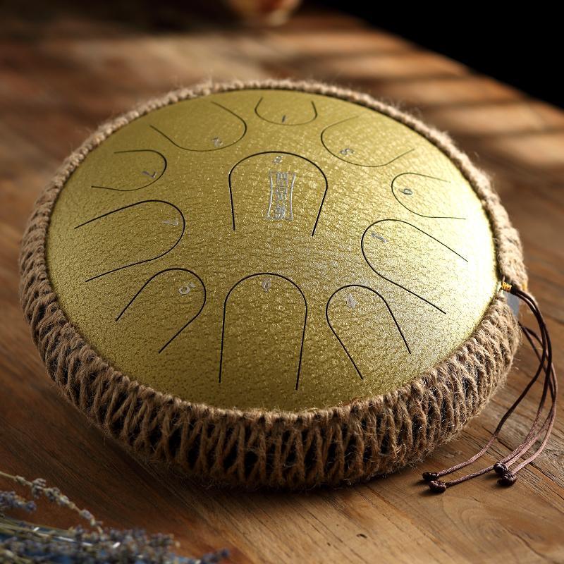 HLURU Professional Performance Titanium Steel Tongue Drum 13 Inches 11 Notes C Key - HLURU.SHOP