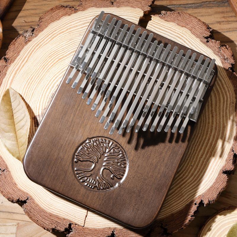 HLURU Tree of Life 38 Keys Double Layer Walnut Kalimba Thumb Piano, C Tone Kalimba Instrument - HLURU.SHOP