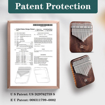 HLURU Tree of Life 38 Keys Double Layer Walnut Kalimba Thumb Piano, C Tone Kalimba Instrument - HLURU.SHOP