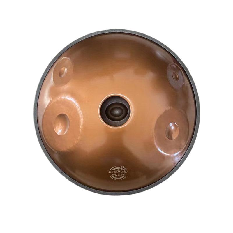 MiSoundofNature Customized Kurd D Minor High-end Stainless Steel Handpan Drum, Available in 432 Hz and 440 Hz, 22 Inch 13(9+4) Notes Percussion Instrument - HLURU.SHOP