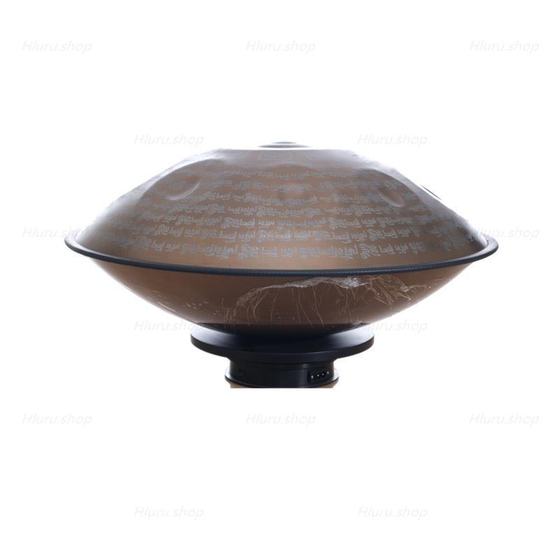 MiSoundofNature Customized Sanskrit C Major 22 Inch 9/10/12 Notes Stainless Steel / Nitride Steel Handpan Drum, Available in 432 Hz & 440 Hz - HLURU.SHOP