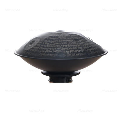 MiSoundofNature Customized Sanskrit C Major 22 Inch 9/10/12 Notes Stainless Steel / Nitride Steel Handpan Drum, Available in 432 Hz & 440 Hz - HLURU.SHOP