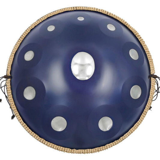 MiSoundofNature DC Handpan Drum Proton 22 Inches 10 Notes D Minor Kurd Scale Hangdrum - HLURU.SHOP